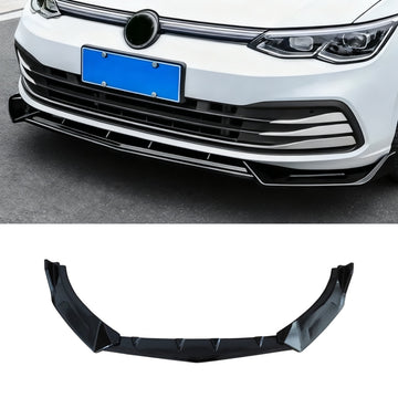 MMO Front Lip For 2021-2023 VW Golf MK8 Pro GTI R-Line 3PCS Car Front Bumper Spoiler Lip Canard